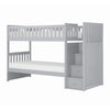 Orion Gray Twin/Twin Step Bunk Bed