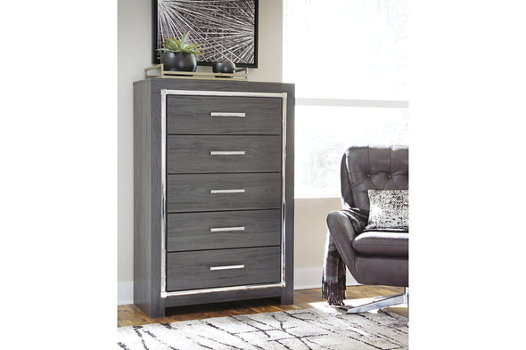 Lodanna Gray Chest of Drawers -  - Luna Furniture