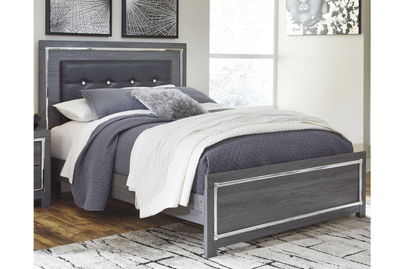 Lodanna Gray Queen Panel Bed