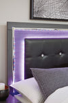 Lodanna Gray LED Panel Bedroom Set - Luna Furniture