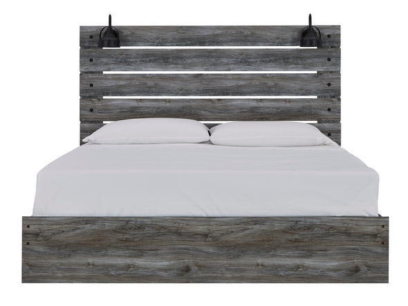 Baystorm Gray Panel Bedroom Set - Luna Furniture