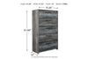 Baystorm Gray Chest of Drawers -  - Luna Furniture