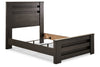 Brinxton Charcoal Full Panel Bed - Ashley - Luna Furniture