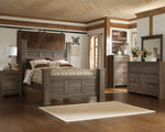 Juararo Dark Brown Poster Bedroom Set - Luna Furniture