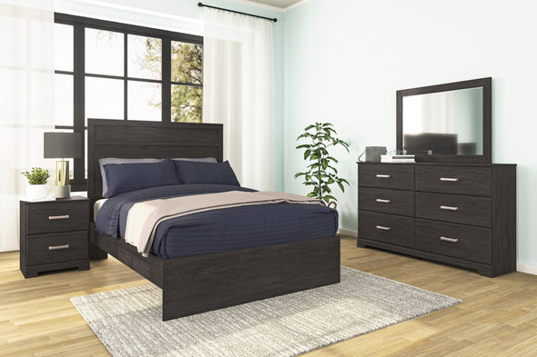 Belachime Black Panel Youth Bedroom Set - Luna Furniture