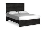 Belachime Black Queen Panel Bed -  - Luna Furniture