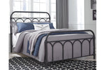 Nashburg Black Full Metal Bed -  - Luna Furniture