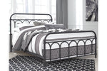 Nashburg Black Queen Metal Bed -  - Luna Furniture