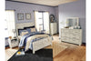 Bellaby Whitewash Queen Crossbuck Panel Bed -  - Luna Furniture