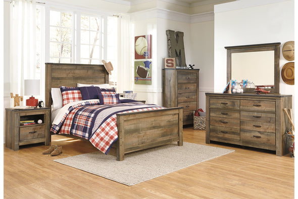 Trinell Brown Full Panel Bed -  - Luna Furniture