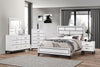 Akerson Chalk King Panel Bed - Luna Furniture
