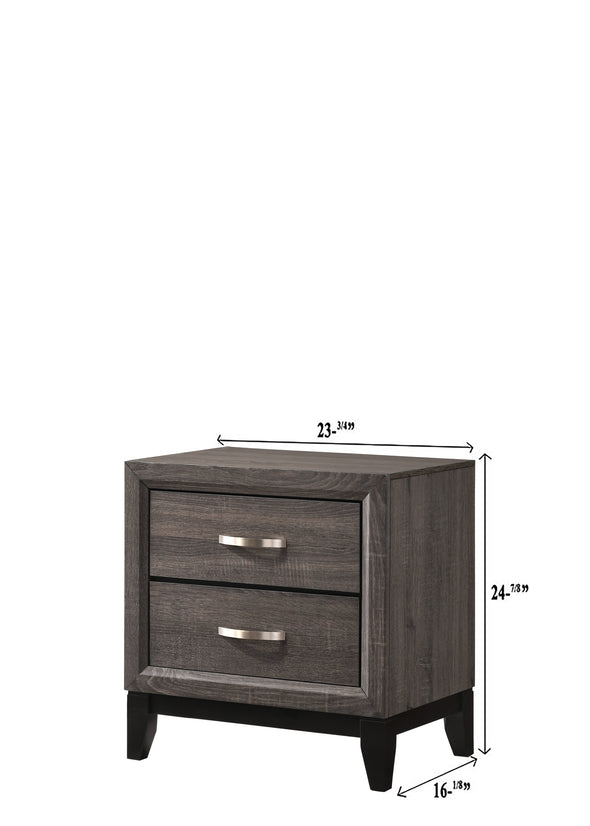Akerson Gray Panel Youth Bedroom Set - Luna Furniture