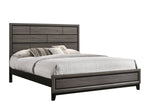 Akerson Gray King Panel Bed - Luna Furniture