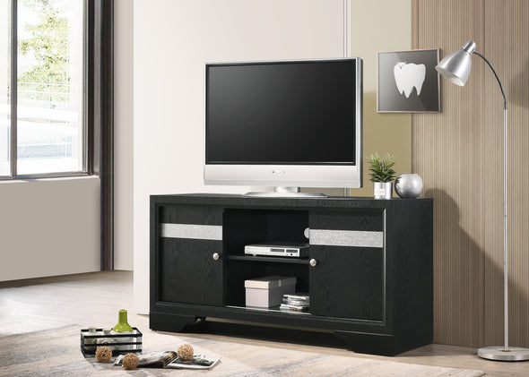 Regata Black 55" TV Stand - Luna Furniture
