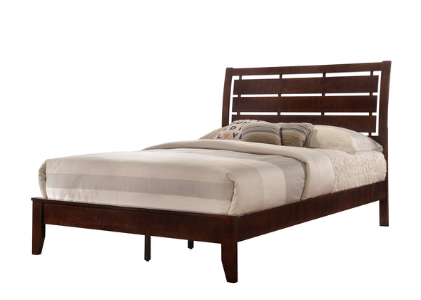 Evan Cherry Panel Bedroom Set - Luna Furniture