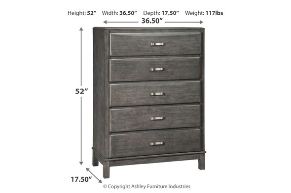 Caitbrook Gray Chest of Drawers -  - Luna Furniture