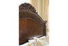 North Shore Dark Brown Queen Panel Bed -  - Luna Furniture