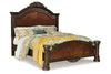 North Shore Dark Brown King Panel Bed -  - Luna Furniture