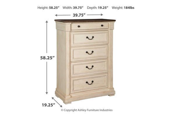 Bolanburg Two-tone Chest of Drawers -  - Luna Furniture