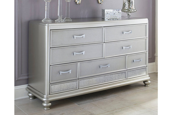 Coralayne Silver Dresser - Ashley - Luna Furniture