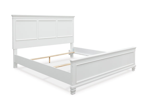 Fortman White Panel Bedroom Set