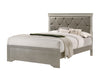 Amalia Silver Upholstered Panel Bedroom Set - Luna Furniture