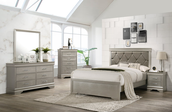 Amalia Silver Dresser - Luna Furniture
