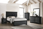 Amalia Black Panel Youth Bedroom Set - Luna Furniture