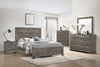 Bateson Brown Queen Panel Bed - Luna Furniture