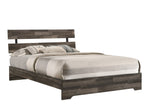 Atticus Brown Queen Platform Bed - Luna Furniture