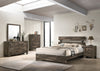 Atticus Brown Full Platform Bed - Luna Furniture