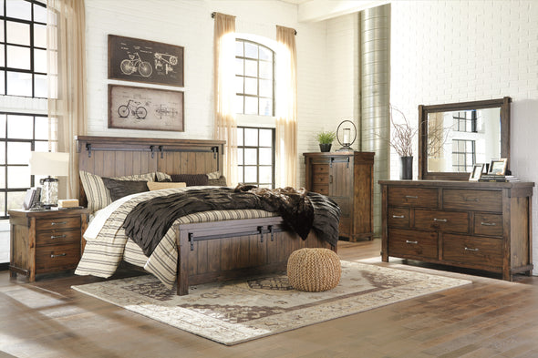 Lakeleigh Brown Panel Bedroom Set - Luna Furniture