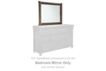 Lakeleigh Brown Bedroom Mirror (Mirror Only) -  - Luna Furniture
