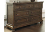 Flynnter Medium Brown Dresser -  - Luna Furniture