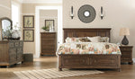 Flynnter Medium Brown Storage Platform Bedroom Set - Luna Furniture