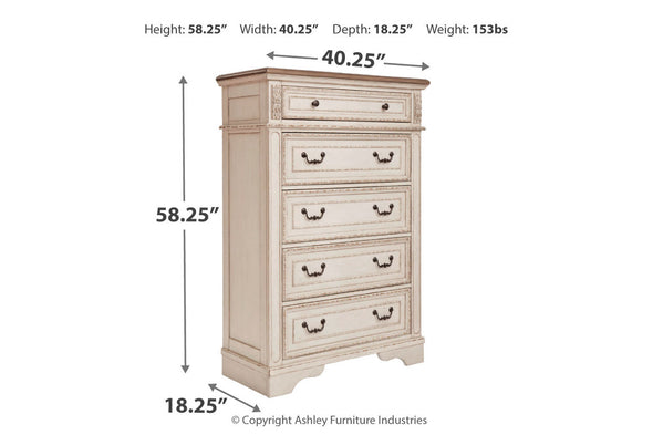 Realyn Two-tone Chest of Drawers -  - Luna Furniture