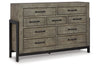 Brennagan Gray Dresser -  - Luna Furniture