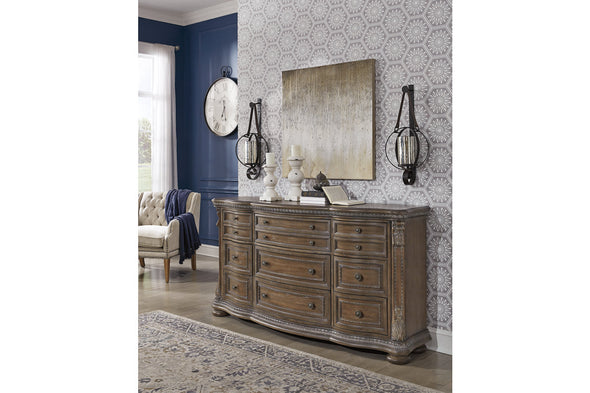 Charmond Brown Dresser -  - Luna Furniture