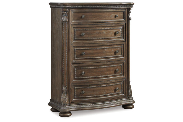 Charmond Brown Chest of Drawers -  - Luna Furniture