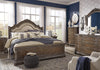Charmond Brown Sleigh Bedroom Set - Luna Furniture