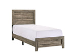 Millie Brown Twin Panel Bed