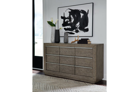 Anibecca Weathered Gray Dresser -  - Luna Furniture
