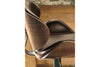 Bellatier Brown Adjustable Height Barstool -  - Luna Furniture
