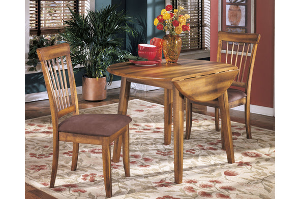 Berringer Rustic Brown Dining Drop Leaf Table -  - Luna Furniture