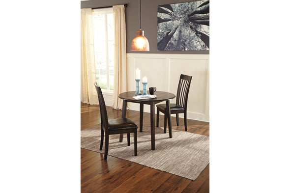 Hammis Dark Brown Dining Drop Leaf Table -  - Luna Furniture