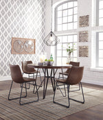 Centiar Brown Round Dining Room Set - Luna Furniture
