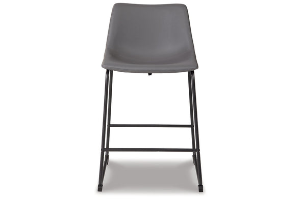 Centiar Gray Counter Height Barstool, Set of 2