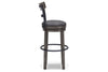 Caitbrook Gray Bar Height Barstool -  - Luna Furniture