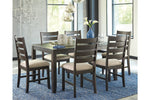 Rokane Brown Dining Table and Chairs, Set of 7 -  - Luna Furniture