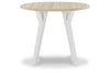 Grannen White/Natural Dining Table -  - Luna Furniture